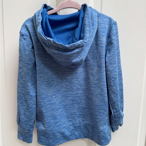 NWOT Disney Frozen 3T Girls Blue Elsa & Anna Hooded Sweatshirt - Picture 4 of 5